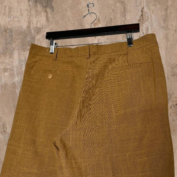 Pants & Jumpsuits Vintage Mustard Yellow Dress Pants Baggy Fit